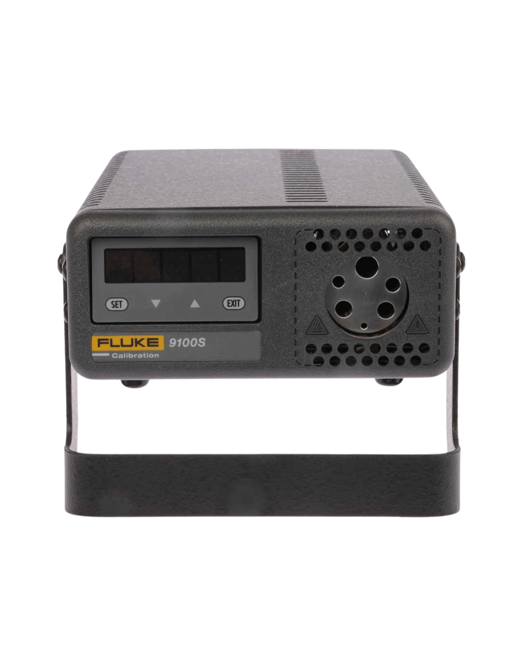 HART 9100S-A-156 dry-well temperature calibration block showing on stand
