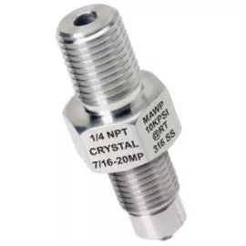 CPF to 1/4"MNPT Fitting - Rated up to 10K PSI