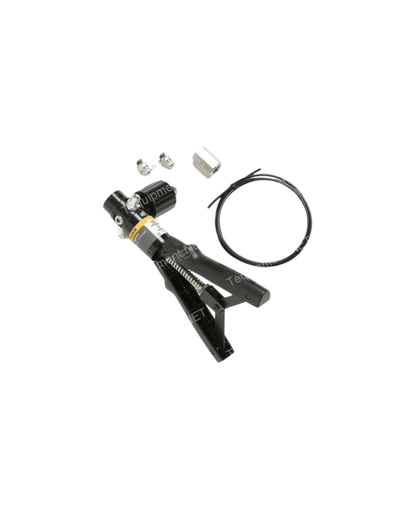 Angled view of Fluke 700PTP-1 pneumatic pressure calibration test pump 