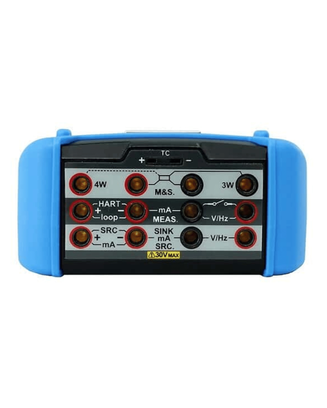 Angled view of ADDITEL ADT227 HART process calibrator