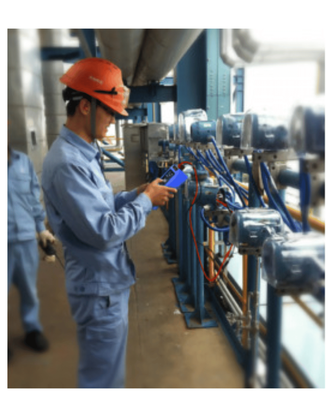 ADDITEL ADT226 process calibrator in use