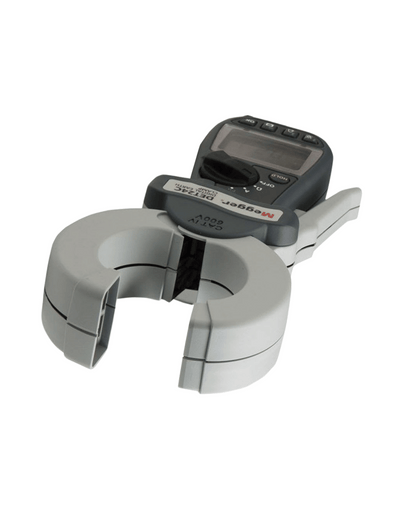 Angled view of Megger DET24C clamp-on ground tester