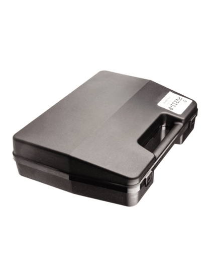 Closed plastic case for Druck PV211-14 pneumatic hand pump storage