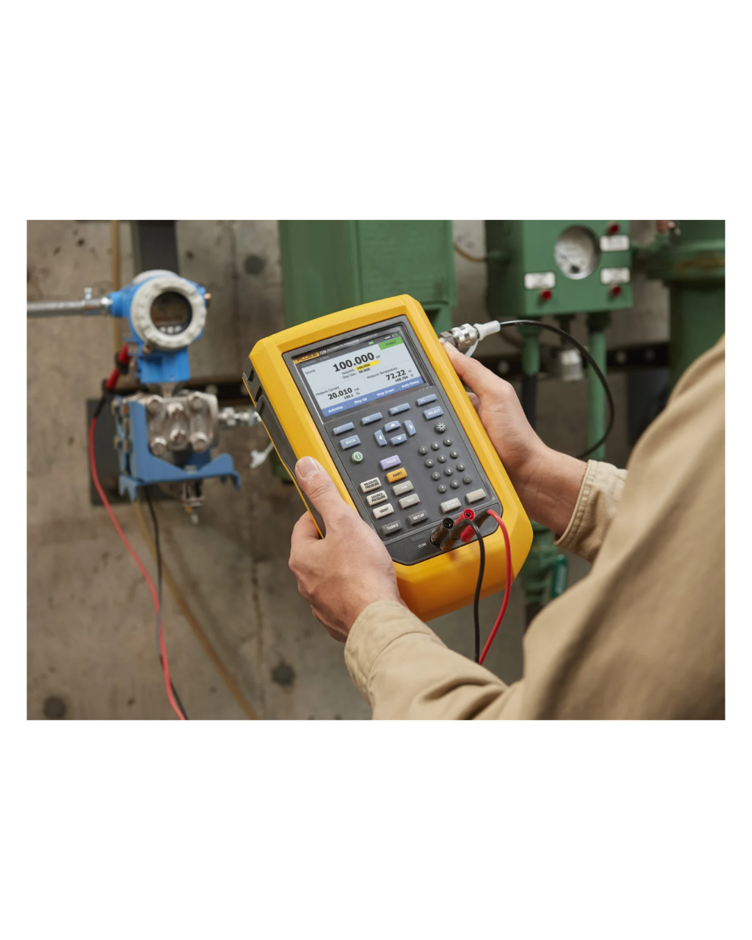 Fluke 729 Pro 7M automatic pressure calibrator 1000 PSI in testing