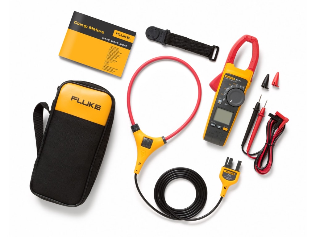Fluke 376FC True RMS Wireless Clamp Meter full kit