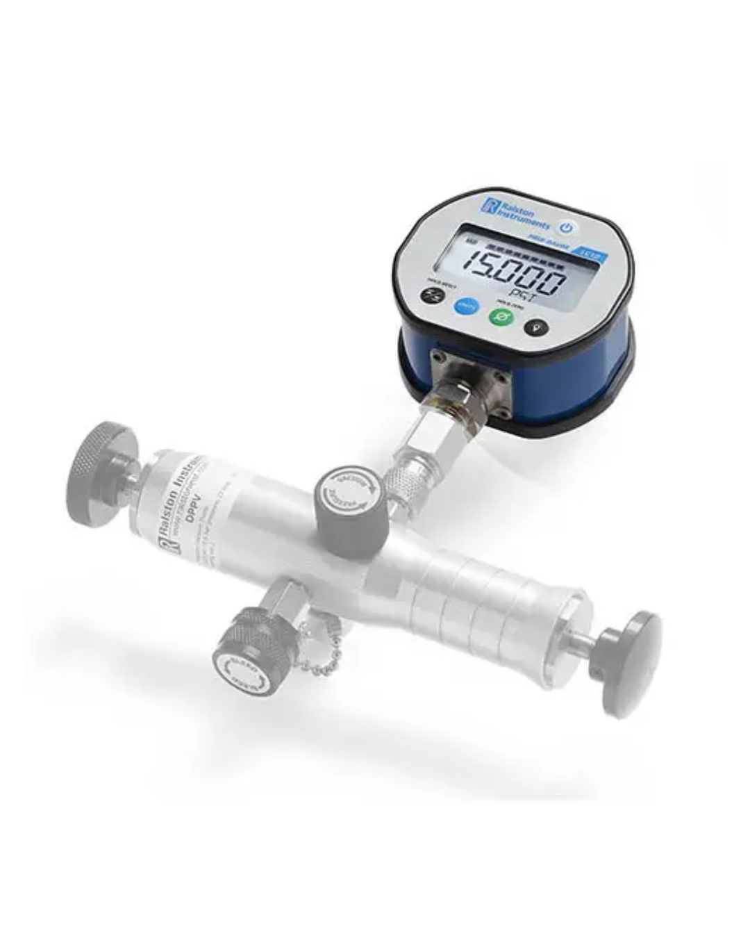 RALSTON LC10-GL2M digital pressure gauge in use