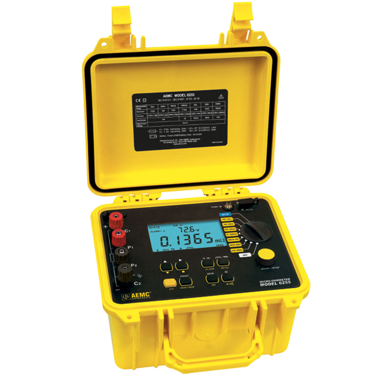 AEMC-2129.84-Micro-ohmmètre modèle 6255