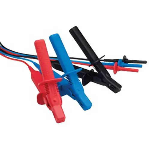 MEGGER-1005-262-6kV Lead Set 15kV plug 3x3m, Medium Clip